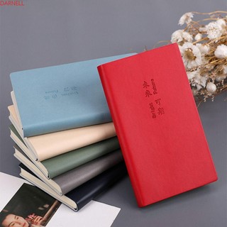 Darnell a7 mini pocket notebook, memo diary planner agenda organizer, simple taking notes diary notebook business notepad student