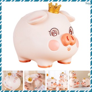 Con heo đất con heo đất dễ thương máy tính để bàn vinyl chậu đựng tiền hình con heo đáng yêu huyisheng