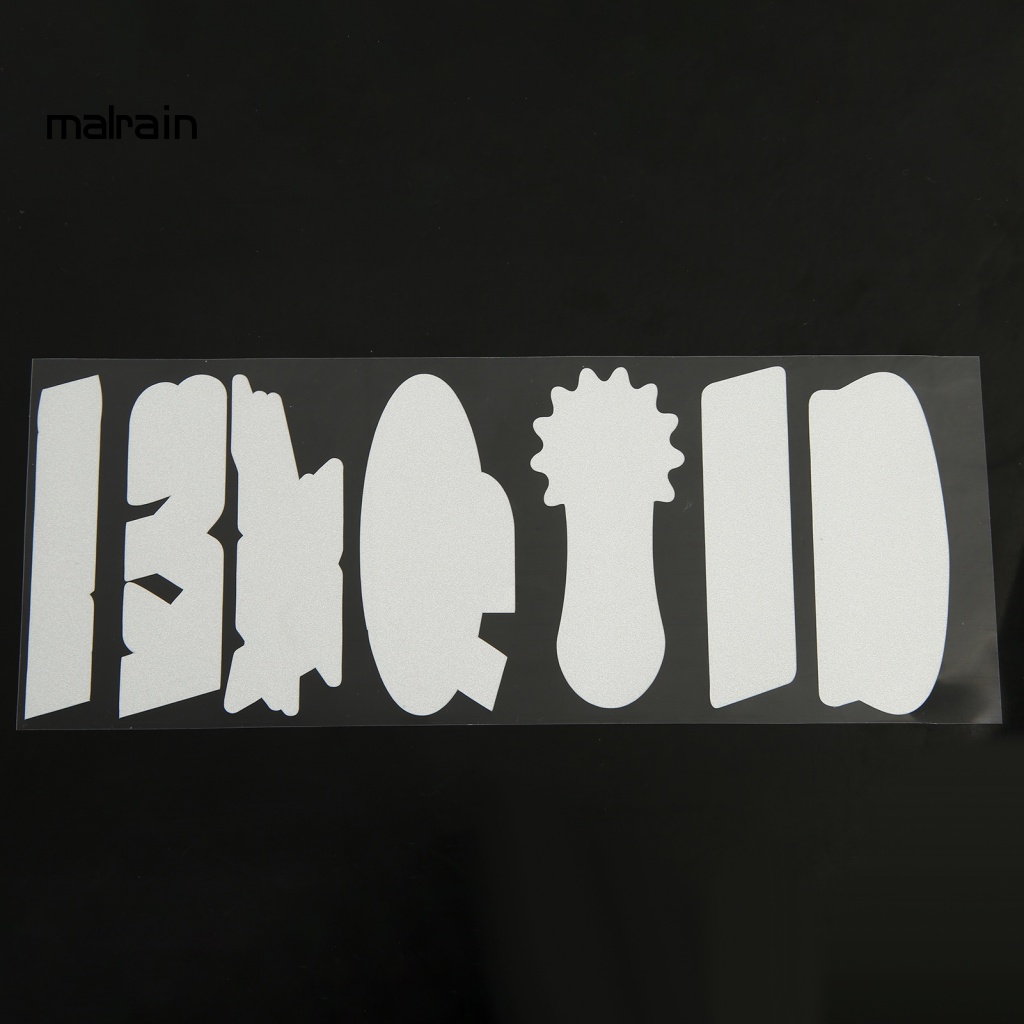 Bộ 5 Miếng Dán Trang Trí Xe Mô Tô Dễ Tháo Gỡ DIY