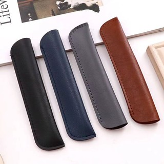 Hộp đựng bút PU siêu mịn đầy màu sắc có tay bảo vệ bút máy, Túi văn phòng phẩm mềm mại và di động