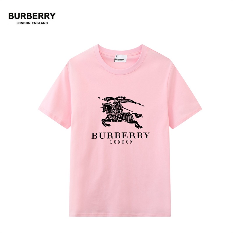 Bur5ber Áo Thun cotton Tay Ngắn 5 Sợi Đôi Chất Lượng Cao Thời Trang Đường Phố Mới Nhất Giống Với Tay Ngắn Cho Nam Và Nữgjfgjh