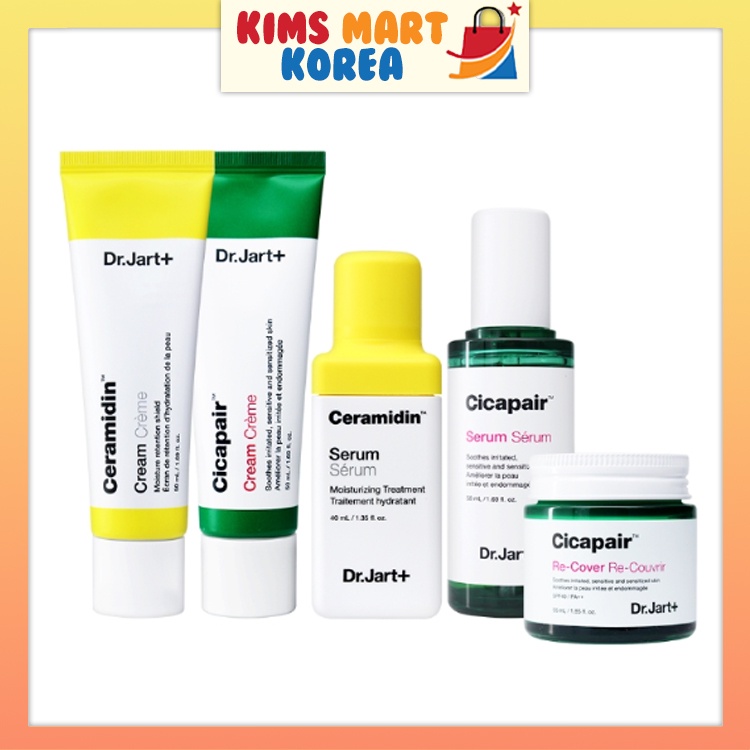 Dr.jart + Kem dưỡng ẩm Cicapair Hàn Quốc, Serum, Bọt làm sạch Enzyme, Seramidin, BB Cream Teatreement, Vital Hydra Solution