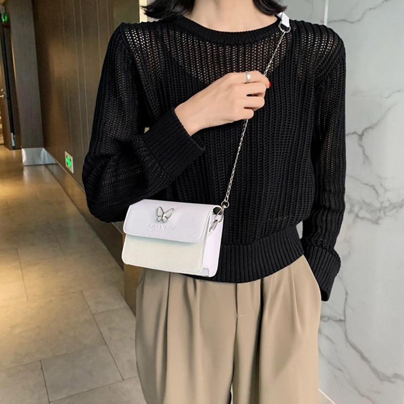 Túi Đeo Chéo Hình Bướm Phong Cách Hàn Quốc