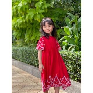 Đầm Ara đỏ mẹ và bé
