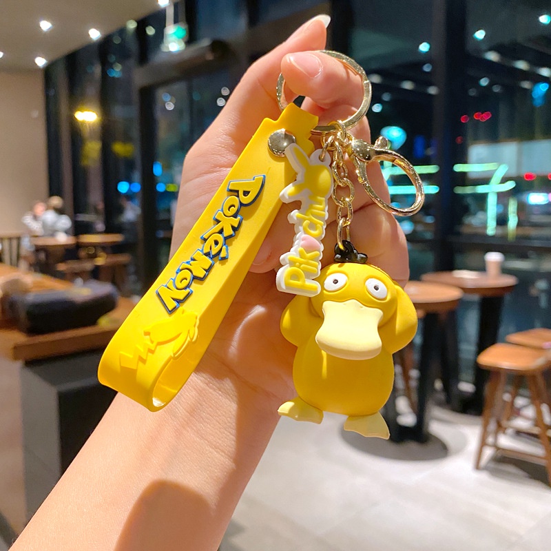 Móc Khóa Bằng PVC Hình Nhân Vật Hoạt Hình Pokemon Charizard Bulbasaur Squirtle