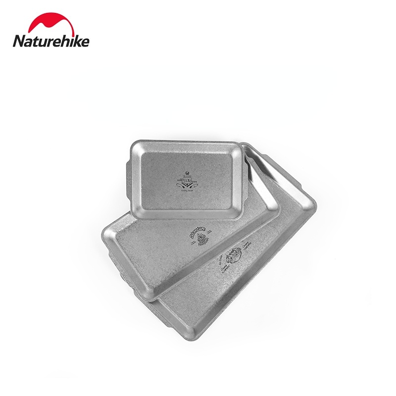 Đĩa Vuông Bằng Thép Không Gỉ 304 Naturehike CNH22CJ025