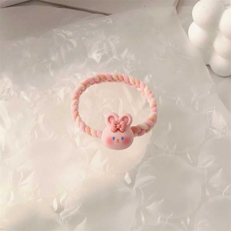 Dây Cột Tóc Dệt Kim Hình Gấu Melody Dễ Thương Cho Bé Gái