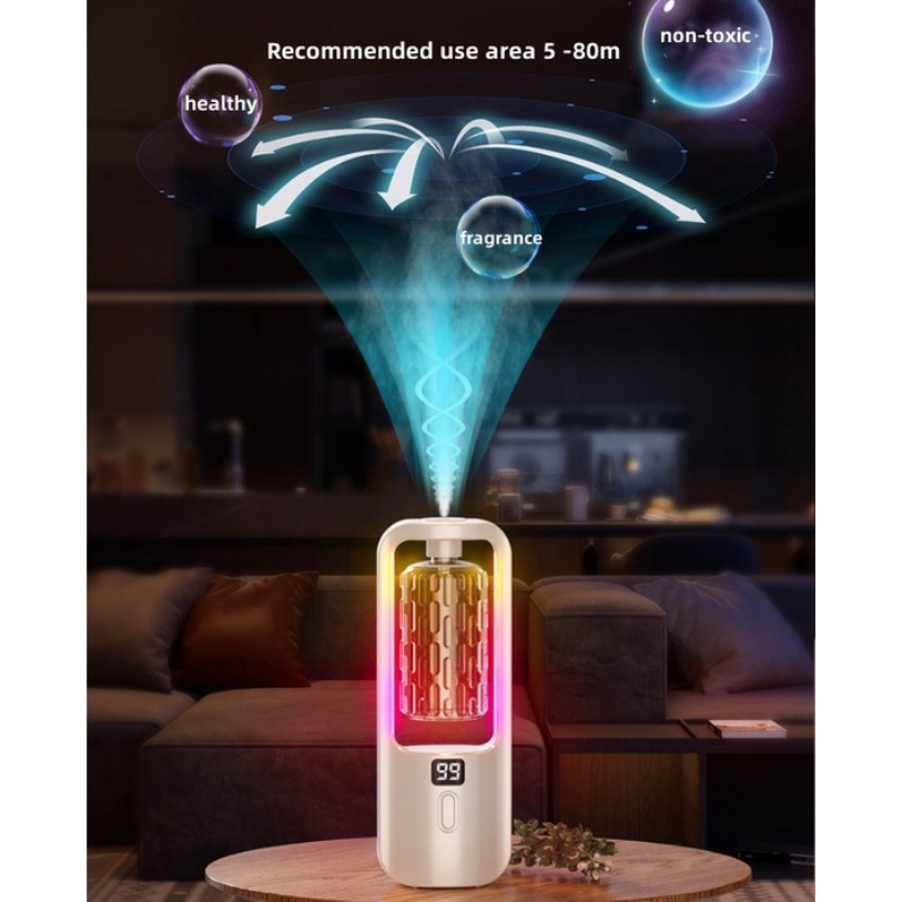 🇻🇳Còn hàng🇻🇳Máy Khuếch Tán Tinh Dầu Máy xịt thơm phòng tự động xịt thơm phòng Bơ xịt làm mát không khí Thích hợp cho trong nhà/khách sạn/nhà vệ sinh