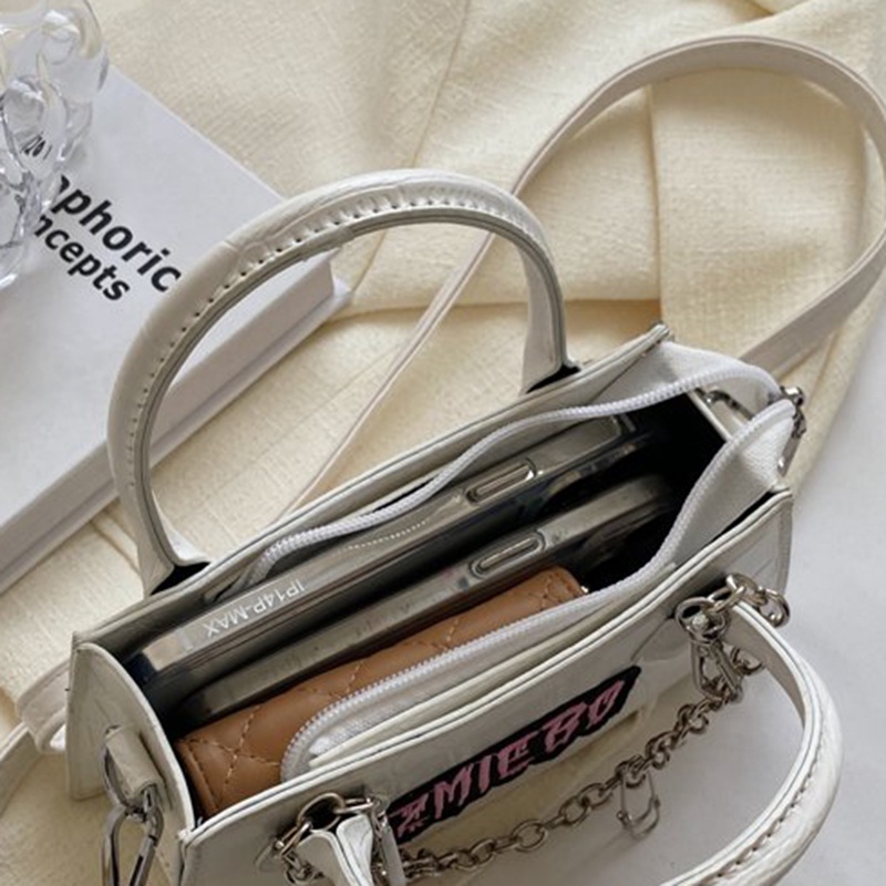 Ielgy Túi Đeo Chéo mini Họa Tiết Da Cá Sấu Thời Trang Nhẹ Nhàng Cho Nữ