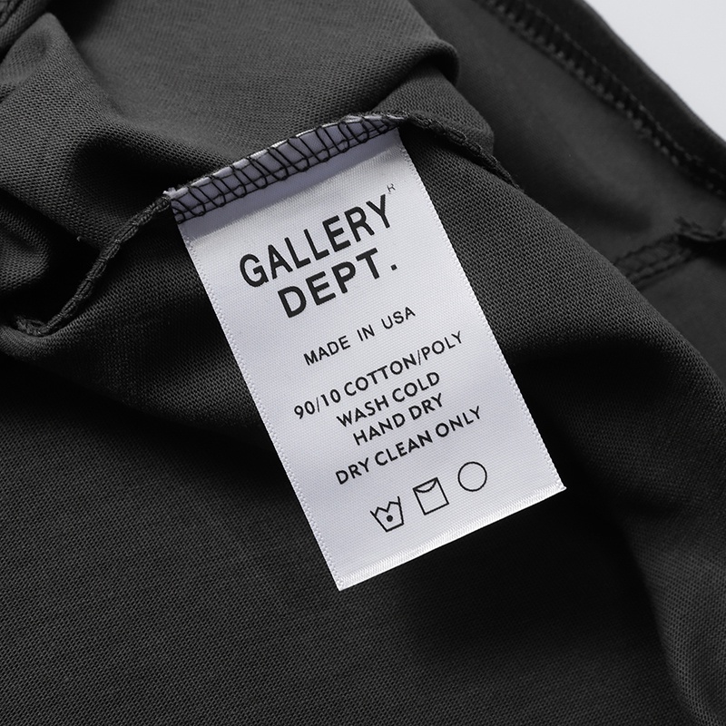 Áo Thun Cotton Tay Ngắn In Chữ GALLERY DEPT Racing Thời Trang Mùa Hè Cho Nam Và Nữ