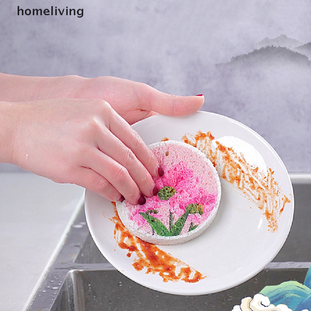 Miếng Bọt Biển Rửa Chén Bằng Bột Cotton Tiện Dụng Cho Nhà Bếp