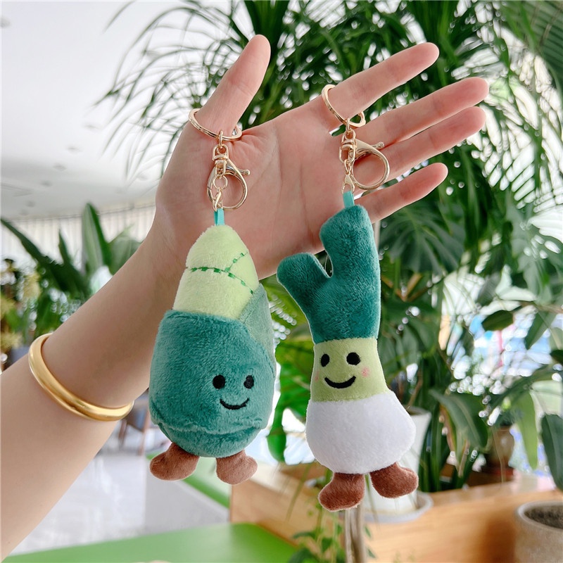 Búp Bê Nhồi Bông Hình Rau Củ Quả Bắp Broccoli Cabbage Bắp Tre Màu Xanh Lá Sáng Tạo Dễ Thương