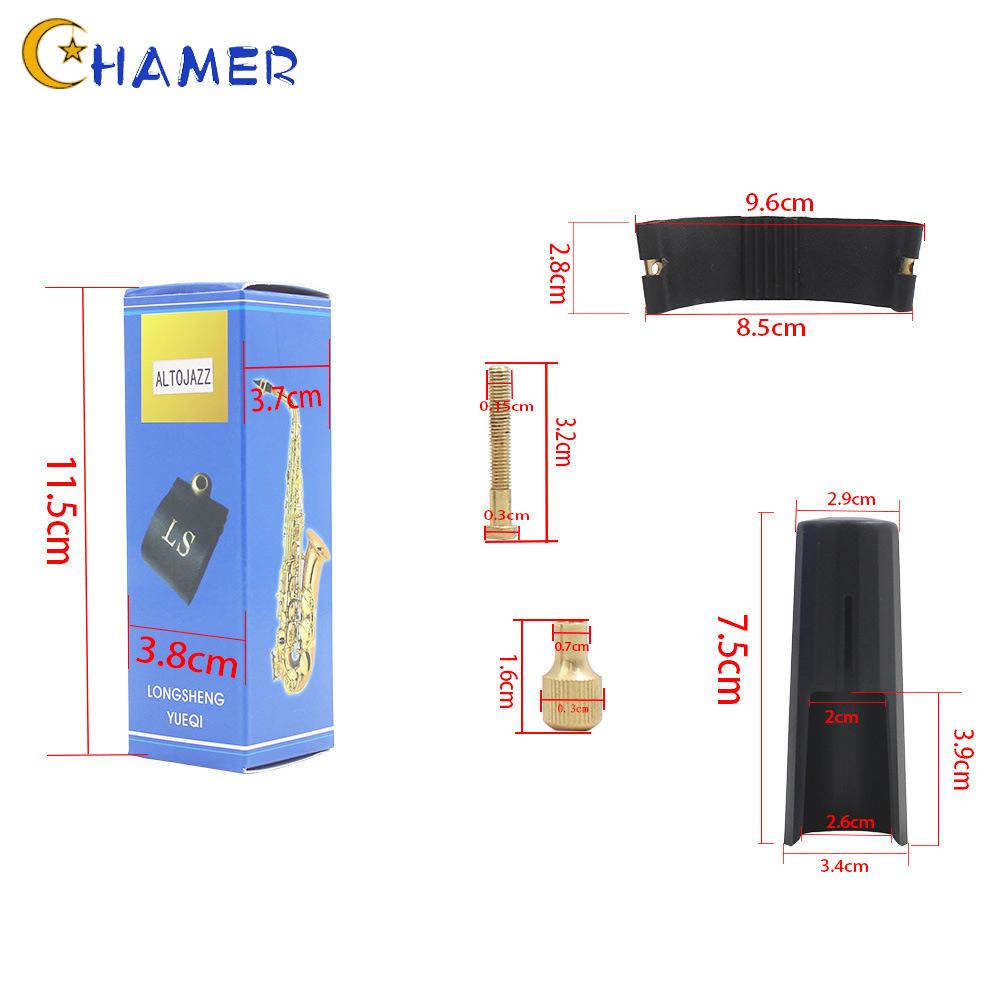 Miệng Kèn Saxophone Kèm Nắp Đậy Cho-Alto Tenor Soprano Sax
