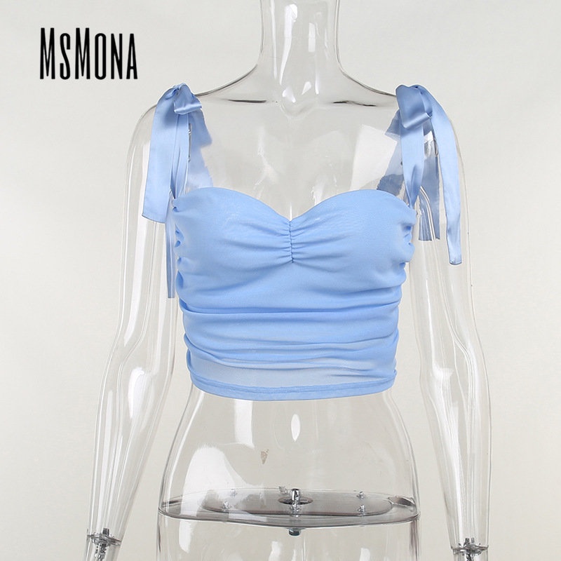 Áo Tank Top Cổ Chữ V Màu Trơn Thời Trang Mùa Hè 2023 Quyến Rũ Cho Nữ