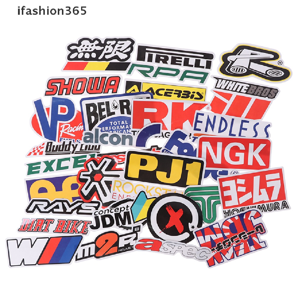 100 Nhãn Dán Graffiti Trang Trí Ván Trượt / Xe Hơi / Xe Máy Thời Trang ifashion365