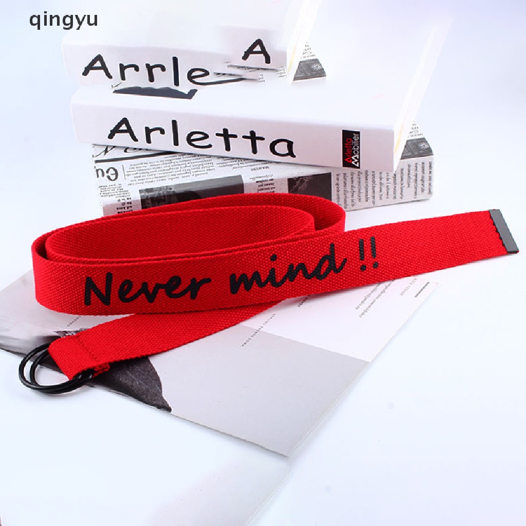 Thắt Lưng Dài 130cm Bằng Vải Bạt Màu Trơn Có Khóa Cài Thời Trang Cho Nam &amp; Nữ