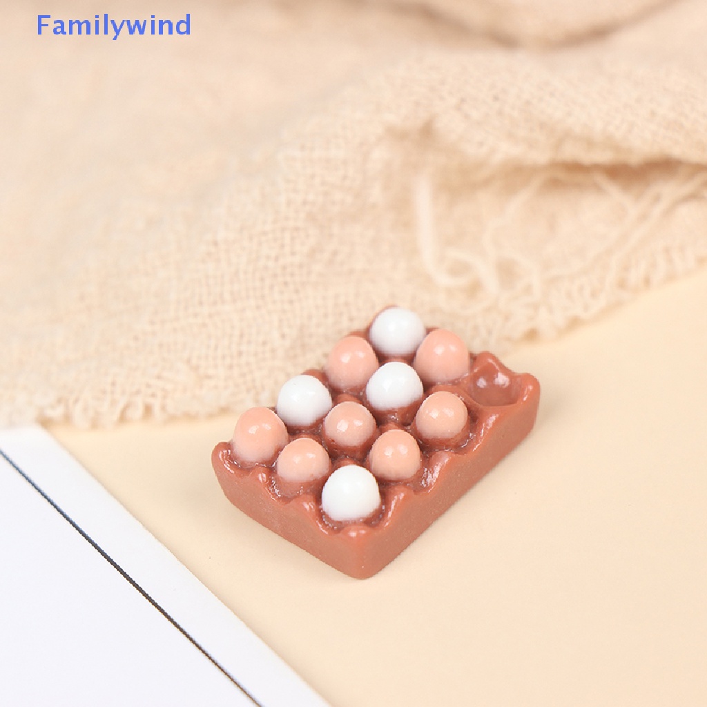 Set 6 Quả Trứng Trang Trí Nhà Búp Bê Tỉ Lệ 1: 12