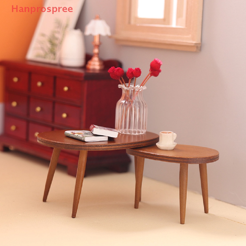 Bàn Cà Phê Hình Tam Giác Trang Trí Nhà Búp Bê Tỉ Lệ 1: 12