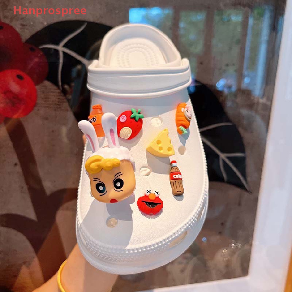 Hanprospree &gt; Phụ Kiện Khóa Giày Bằng PVC Thiết Kế Hoạt Hình Vui Nhộn Trang Trí Giày Croc Ch Kid well