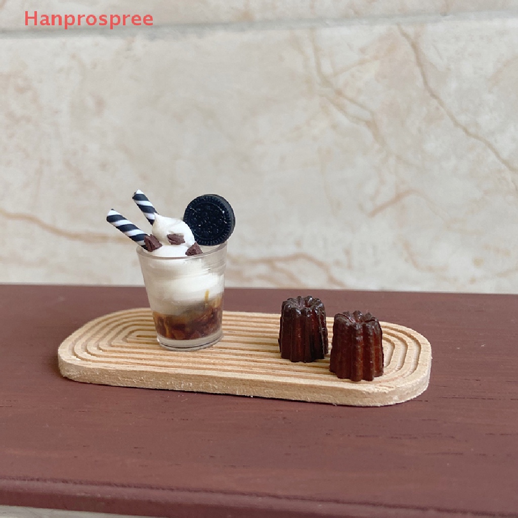 Bộ Ly Kem / Bánh Quy / Socola Trang Trí Nhà Búp Bê 1: 12 1: 6