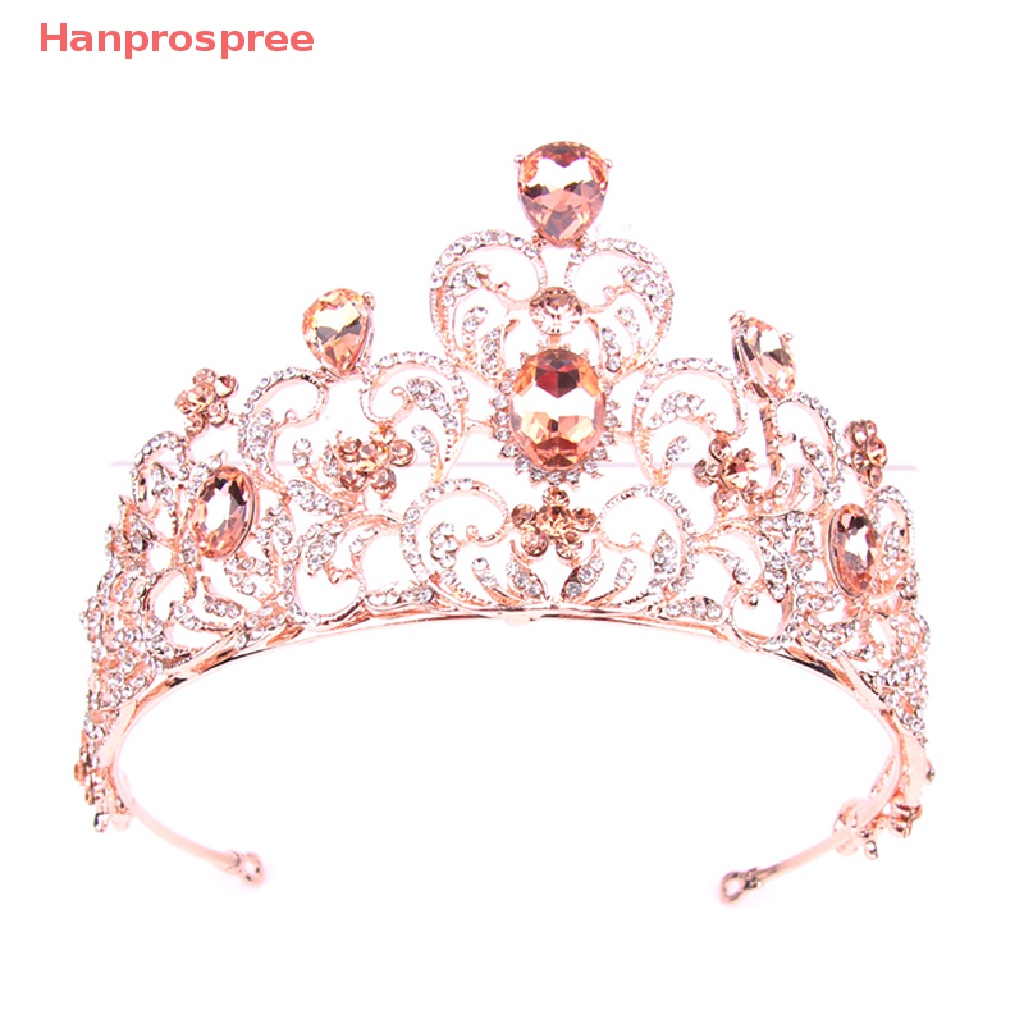 Cài Tóc Hình Vương Miện Đính Pha Lê Mới 2019 Cho Cô Dâu Dụng Cụ Làm Đẹp Chất Lượng Cao