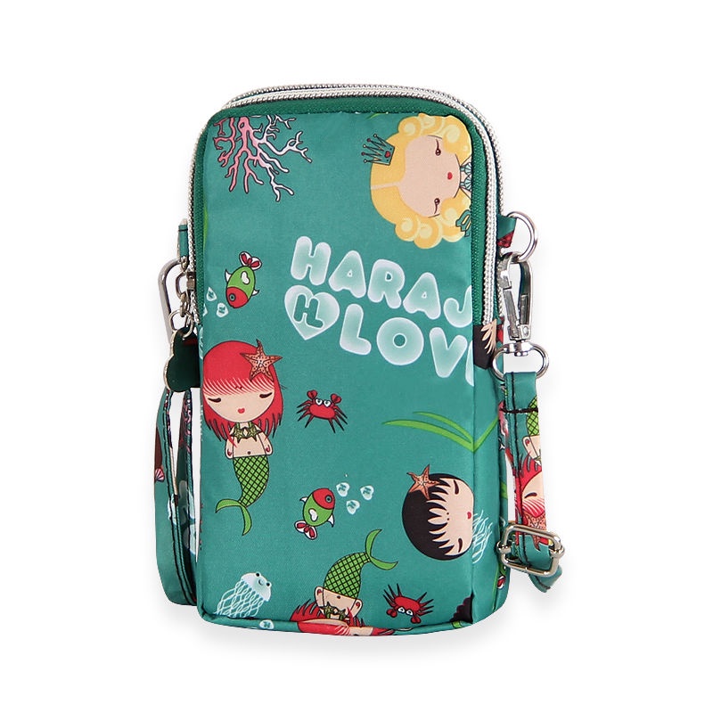 Túi Đựng Điện Thoại Đa Năng Đeo Cánh Tay / Đeo Vai Cỡ Lớn Họa Tiết Hoạt Hình Phong Cách Thể Thao Thời Trang Cho Nữ