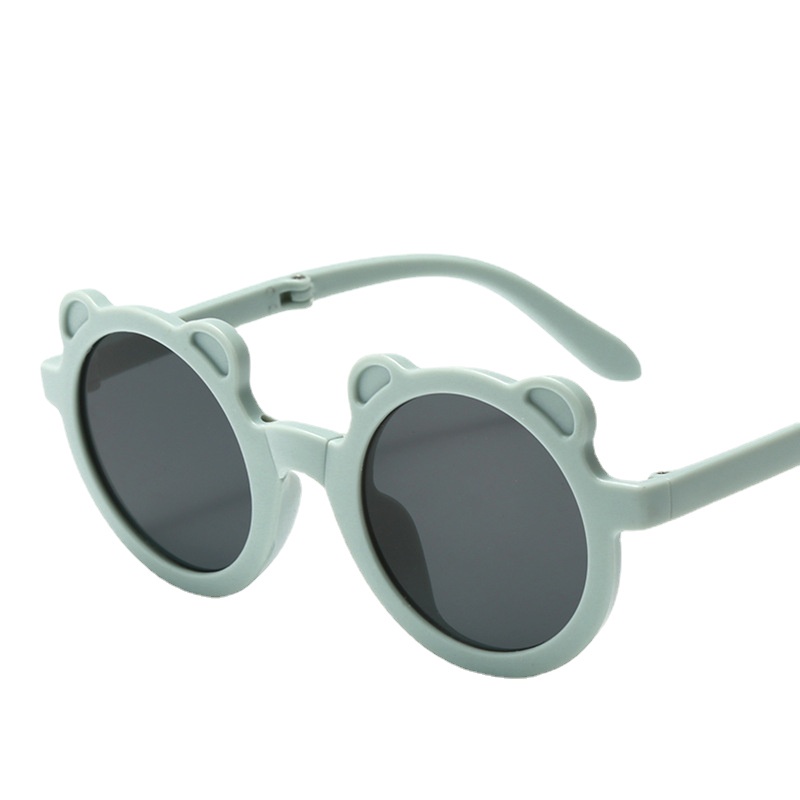 Kính Mát Gọng Tròn Nhỏ Nhắn Hình Gấu Dễ Thương Cho Bé