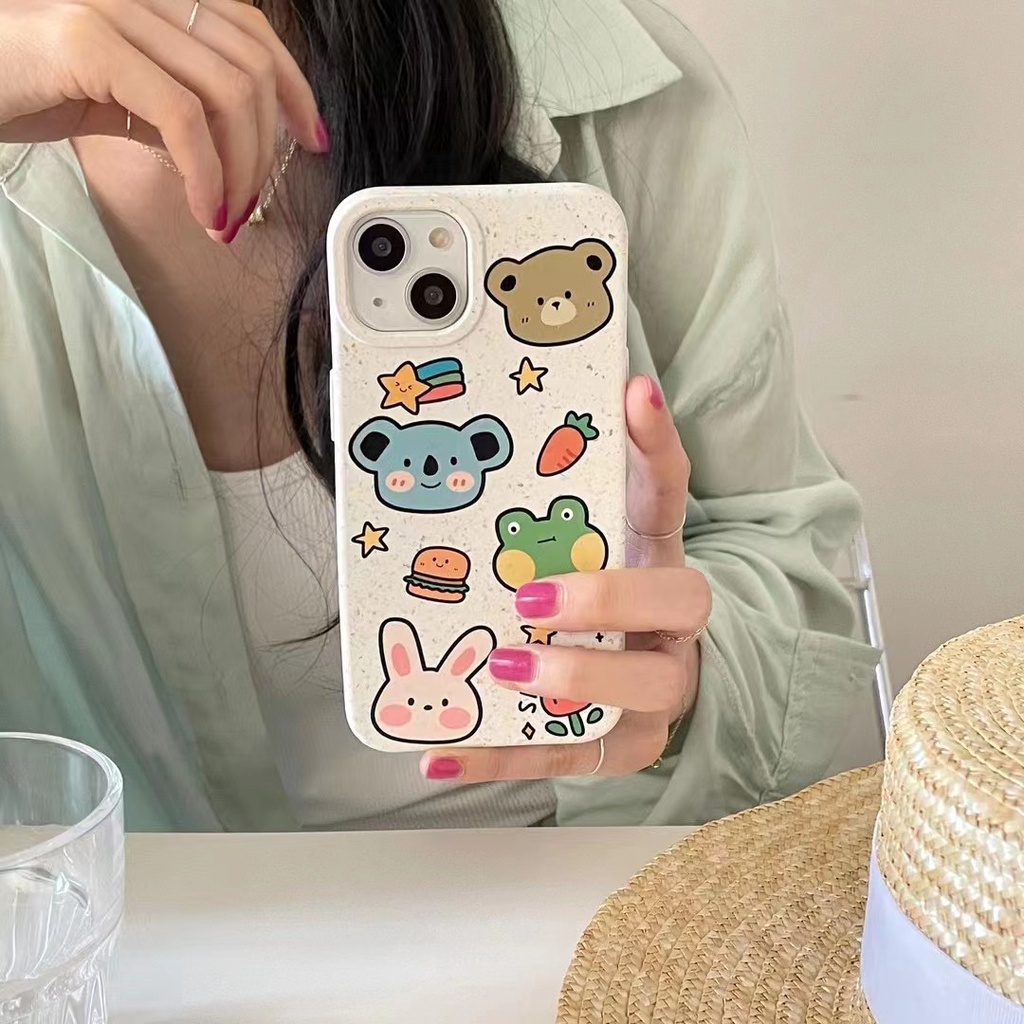 Ốp Điện Thoại tpu Mềm In Họa Tiết Dễ Thương Cho iPhone 14 14promax 14pro 11 11pro Mx 12 12promax 13 13promax 11pro