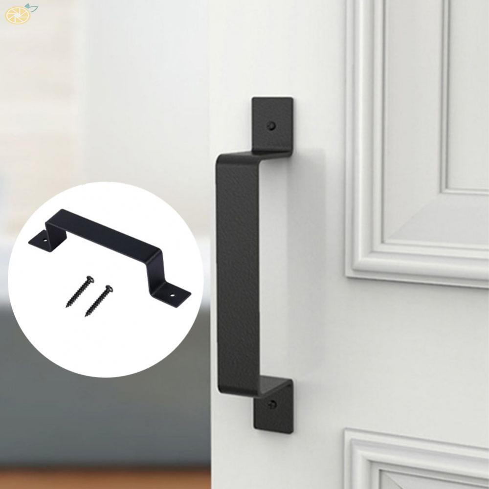 Tay Nắm Cửa Kéo Bằng Sắt Màu Đen Chịu Tải Nặng Hàng Mới