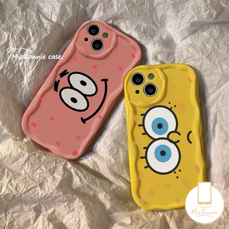 Ốp Điện Thoại Mềm Viền Cong In Hình SpongeBob 3D Dễ Thương Cho IPhone XR 11 14 13 12 Pro Max 6 6s 8 7 Plus X XS Max SE 2020