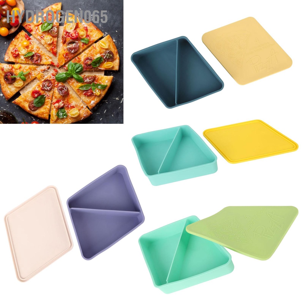 Hydrogen065 Hộp đựng Pizza bằng silicon Hình vuông có thể tái sử dụng được cho các buổi dã ngoại