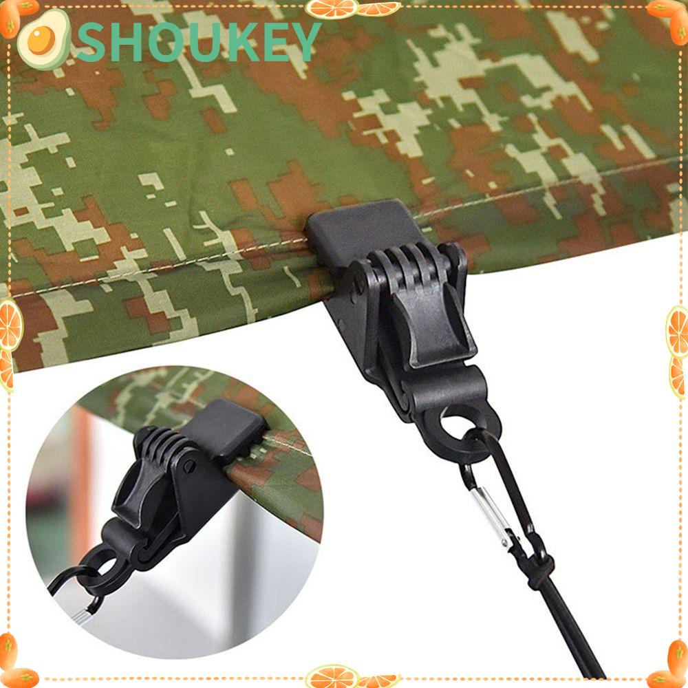 SHOUHOU Kẹp Lều Bạt Che Nắng Bằng Vải Bạt Cho Hoạt Động Ngoài Trời