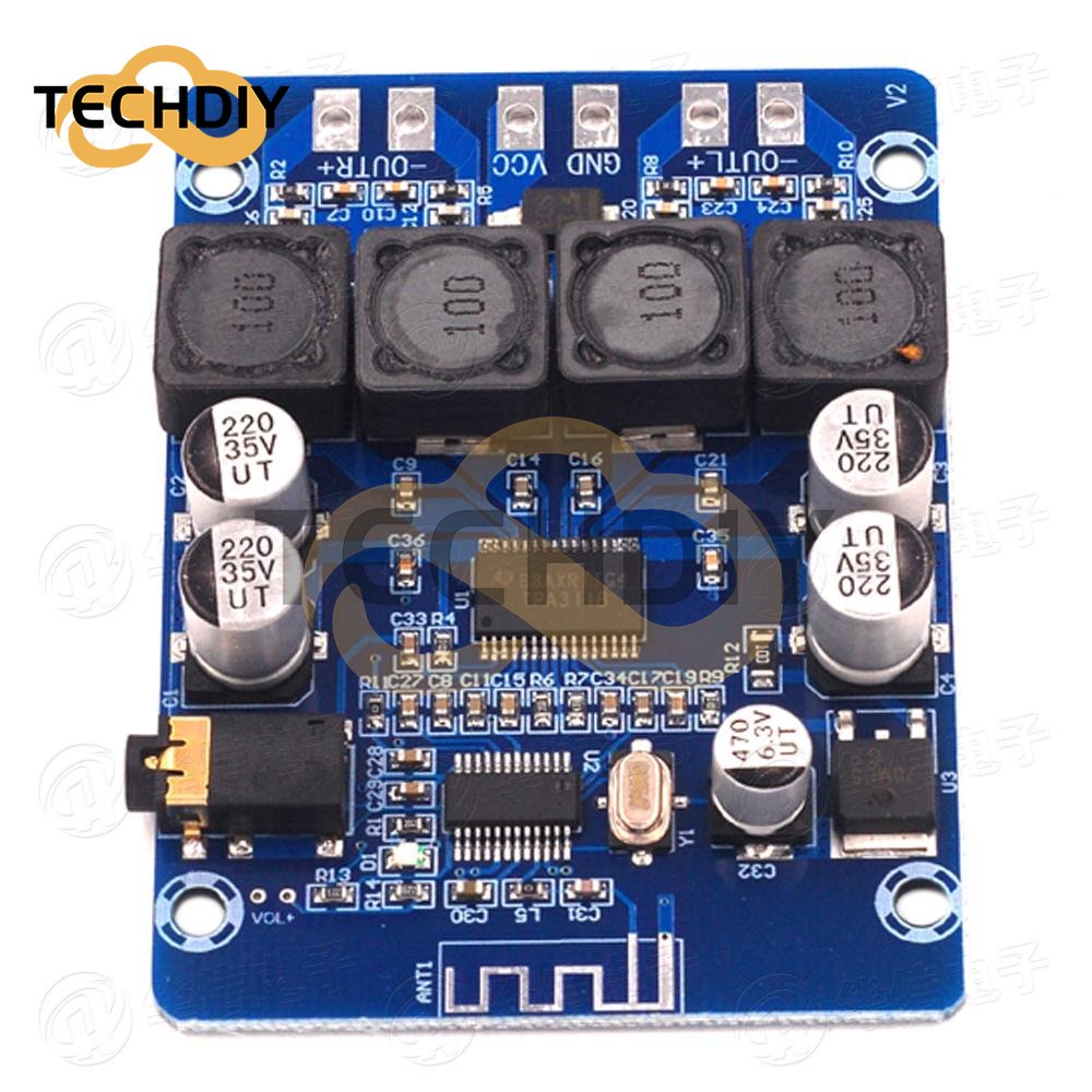 Bảng Mạch Khuếch Đại Âm Thanh Bluetooth Kỹ Thuật Số XH-M314 TPA3118 Dual 45W