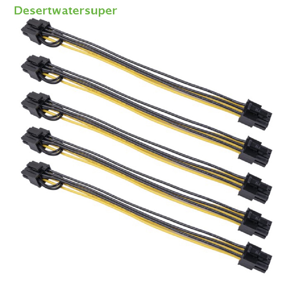 Dây Cáp Chuyển Đổi Nguồn 6 Pin Feamle Sang 8 Pin PCI 6Pin Sang 8Pin PCIE