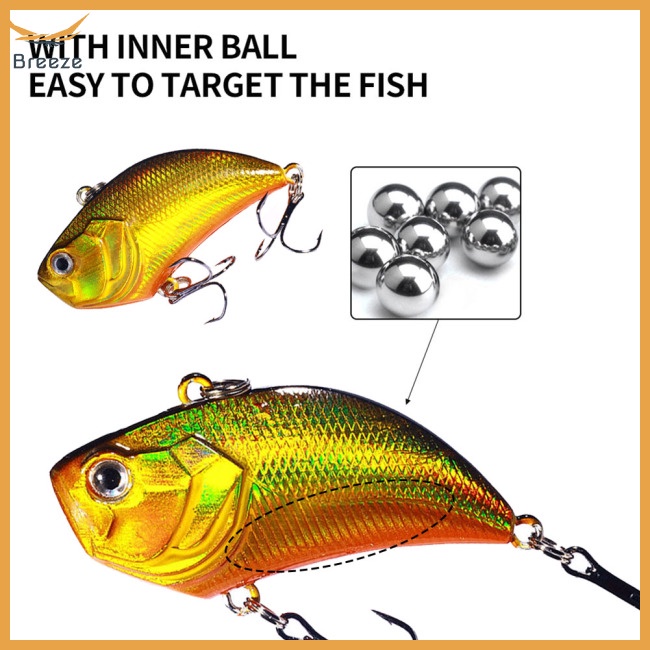 Mồi Giả Nhử Cá 5.4cm / 13g Bằng Nhựa Gắn Kèm Móc Câu