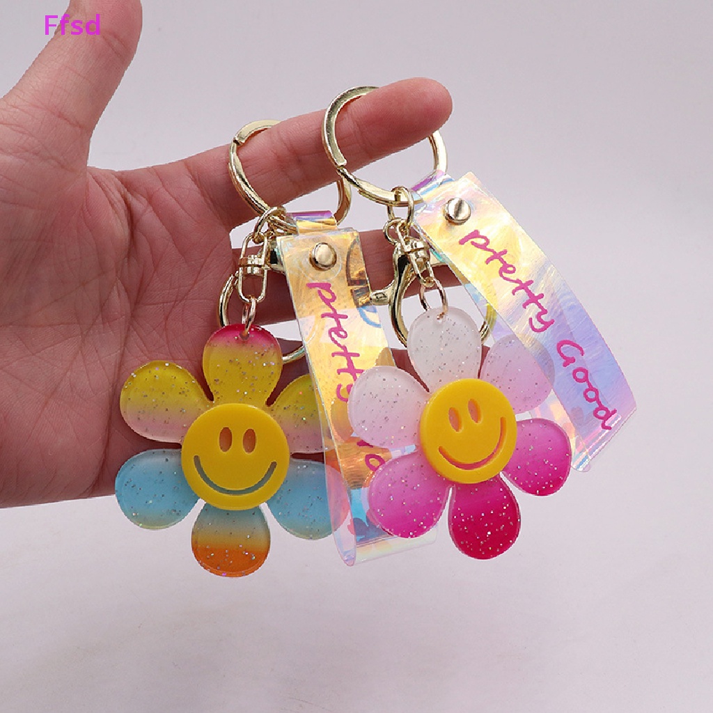 {Ffsd} Móc Chìa Khóa Id / Huy Hiệu Hình Hoa Hướng Dương Dễ Thương Cho Nữ * Bán Chạy