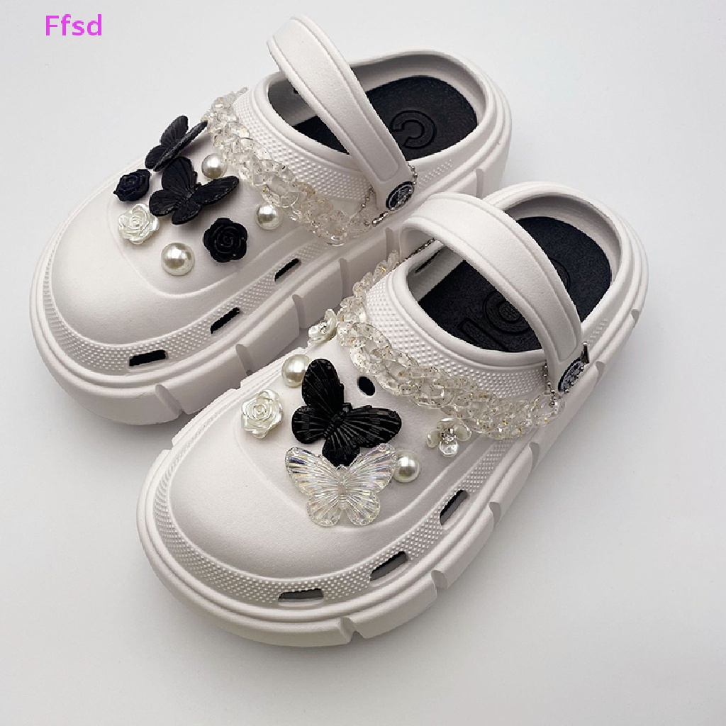 {Ffsd} Phụ Kiện Khóa Giày Diy Phong Cách Baroque Nổ Cài Bật * Bán Chạy