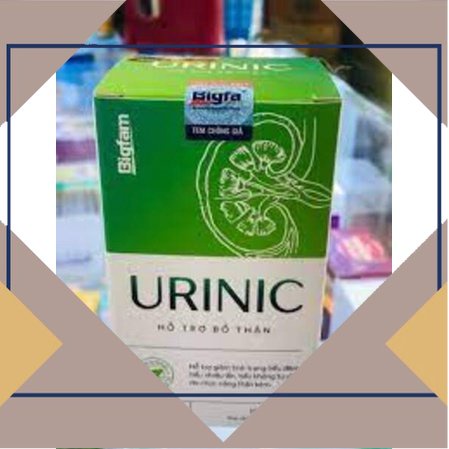 [ Thuốc Tốt 814 ] Viên Uống Urinic - Hỗ trợ Bổ Thận, Giảm Tiểu Đêm, Tiểu Nhiều Lần - Bigfam-Lọ 30 viên [ Chính Hãng ]
