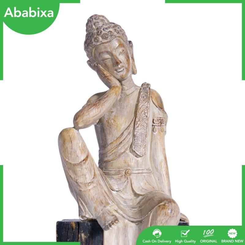 Đồ trang trí Tượng Phật Ngồi Thiền Bằng Nhựa Resin Chạm Khắc Thủ Công Trang Trí Nhà Cửa / Văn Phòng
