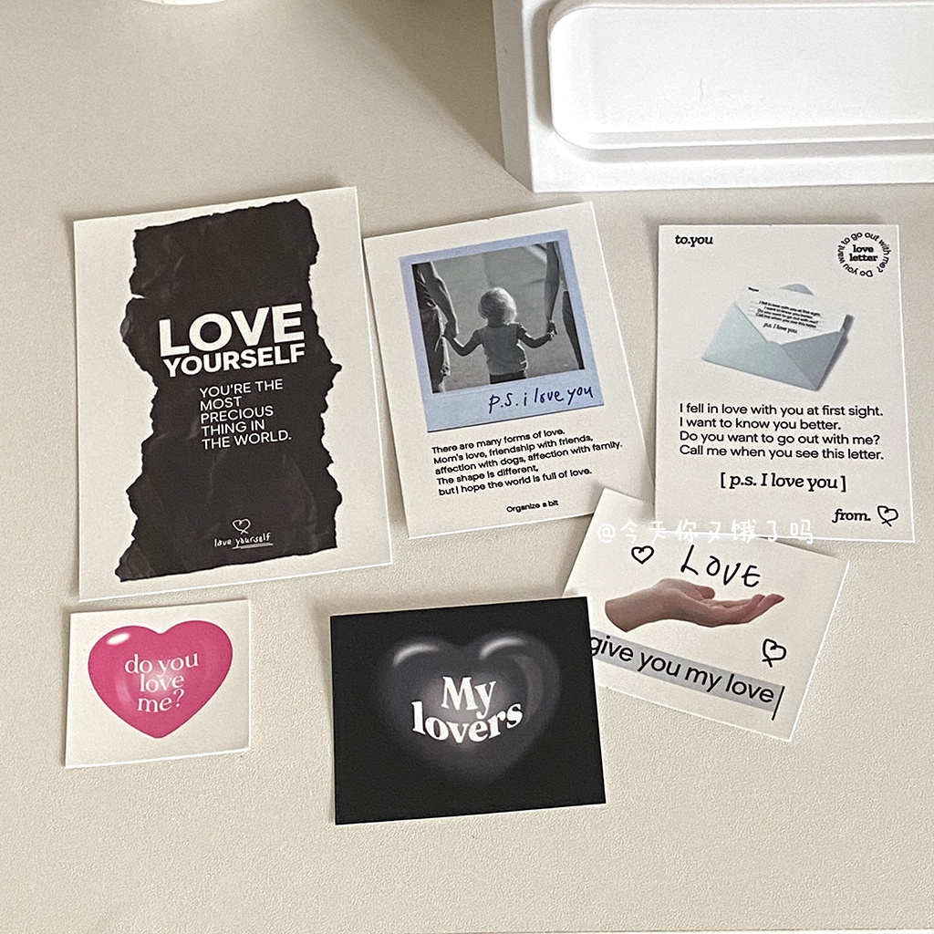 Miếng Dán Trang Trí Sổ Tay Chủ Đề Dễ Thương