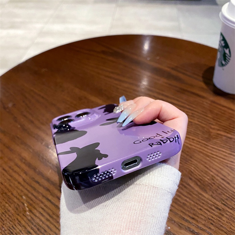 Ốp Điện Thoại Nhựa Cứng Hình Thỏ Cho iPhone 14 13 12 11 PRO Max Xs Xr X 14pro 14promax 13pro 11pro 12pro 13promax