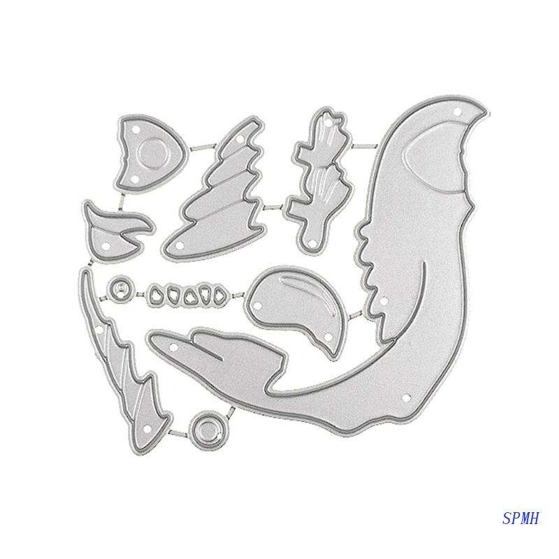 Khuôn Cắt Giấy Kim Loại Hình Chim Vẹt Xinh Xắn