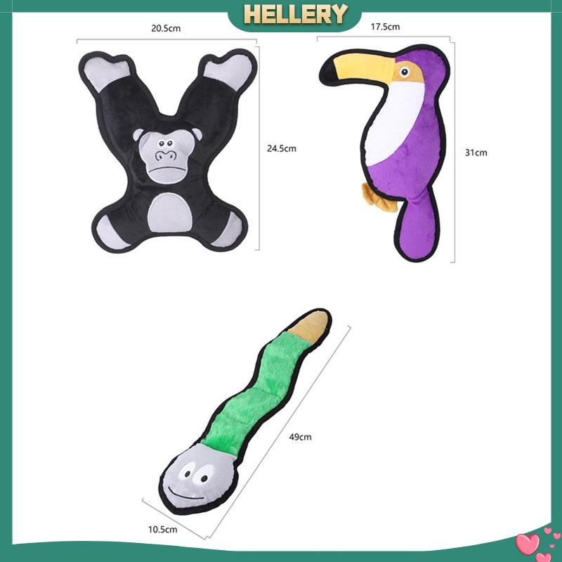 Set 3 Thú Nhồi Bông Mềm Mại Cho Thú Cưng Cỡ Lớn / Vừa / Nhỏ