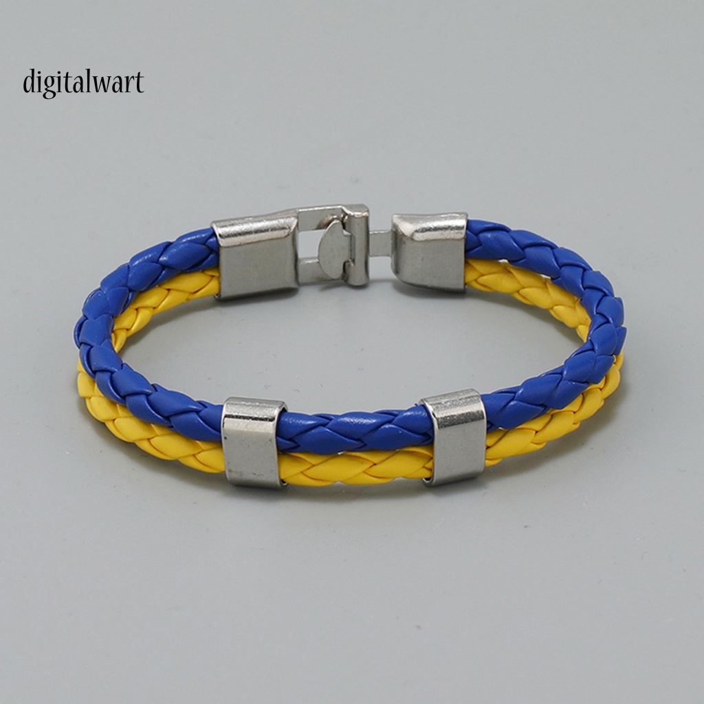 Kỹ Thuật Số| Vòng Tay Bện Dây Giả Da Gọn Nhẹ Chống Mòn Thời Trang Cho Nam