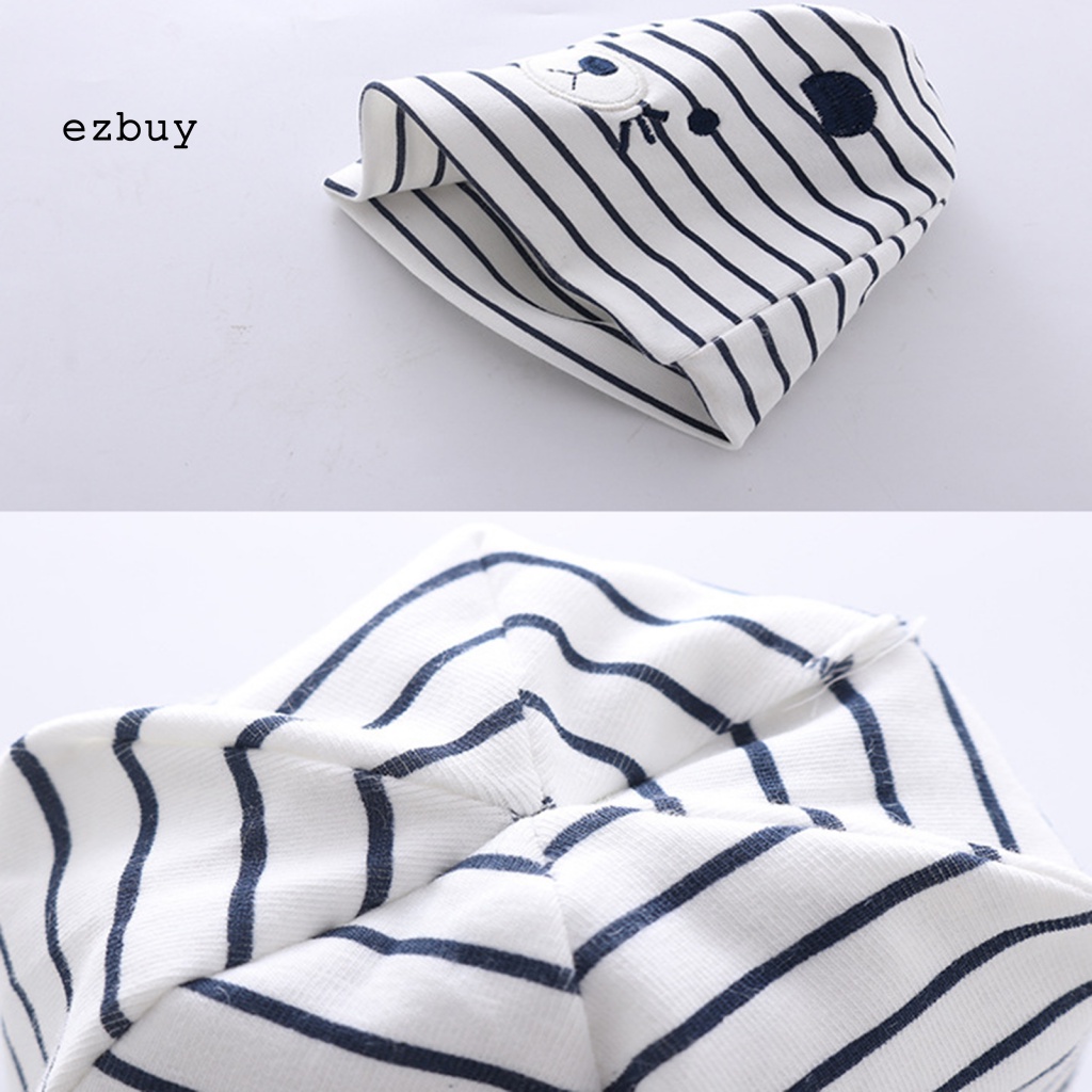 Mũ Trùm Đầu Bằng Cotton Thêu Họa Tiết Hoạt Hình Dễ Thương Cho Bé