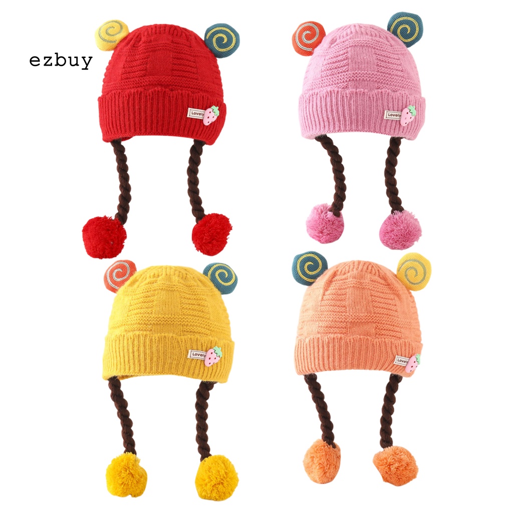 Mũ Len Beanie Chống Mòn In Họa Tiết Sáng Tạo Dùng Làm Đạo Cụ Chụp Ảnh Cho Bé Sơ Sinh