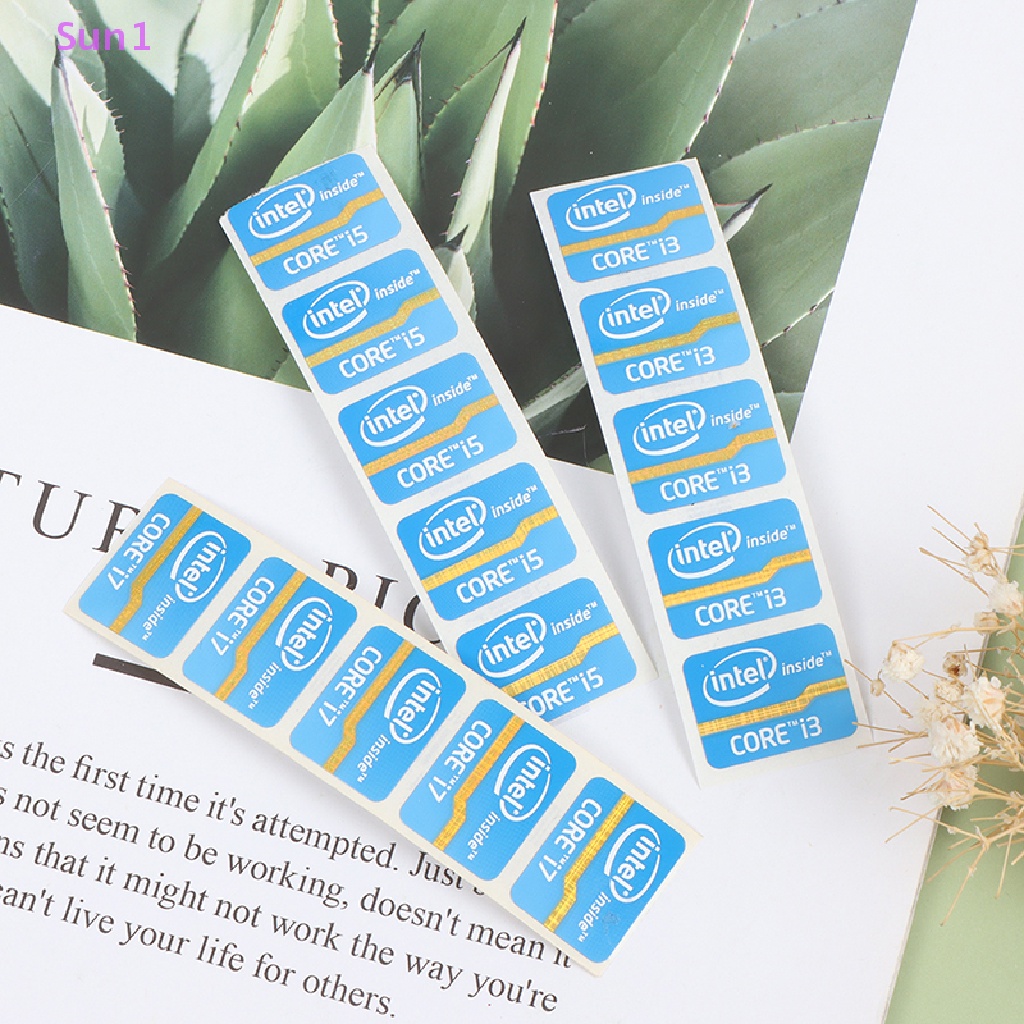 Miếng Dán Logo Laptop Hiệu Suất Sun1 &gt; Ultrabook Intel Core i3 i5 i7 well