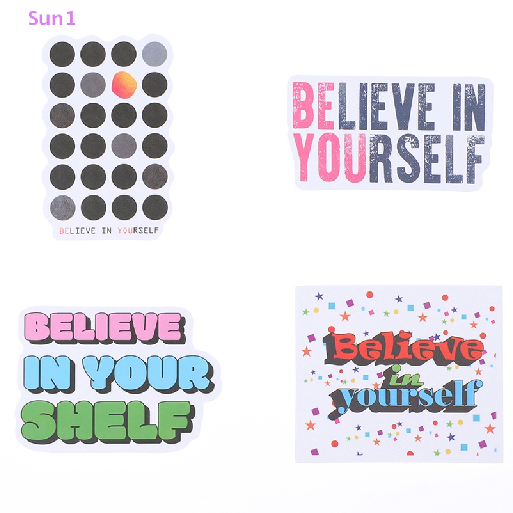 Set 50 Miếng Dán Hình Động Vật Trang Trí Laptop Phòng Học DIY