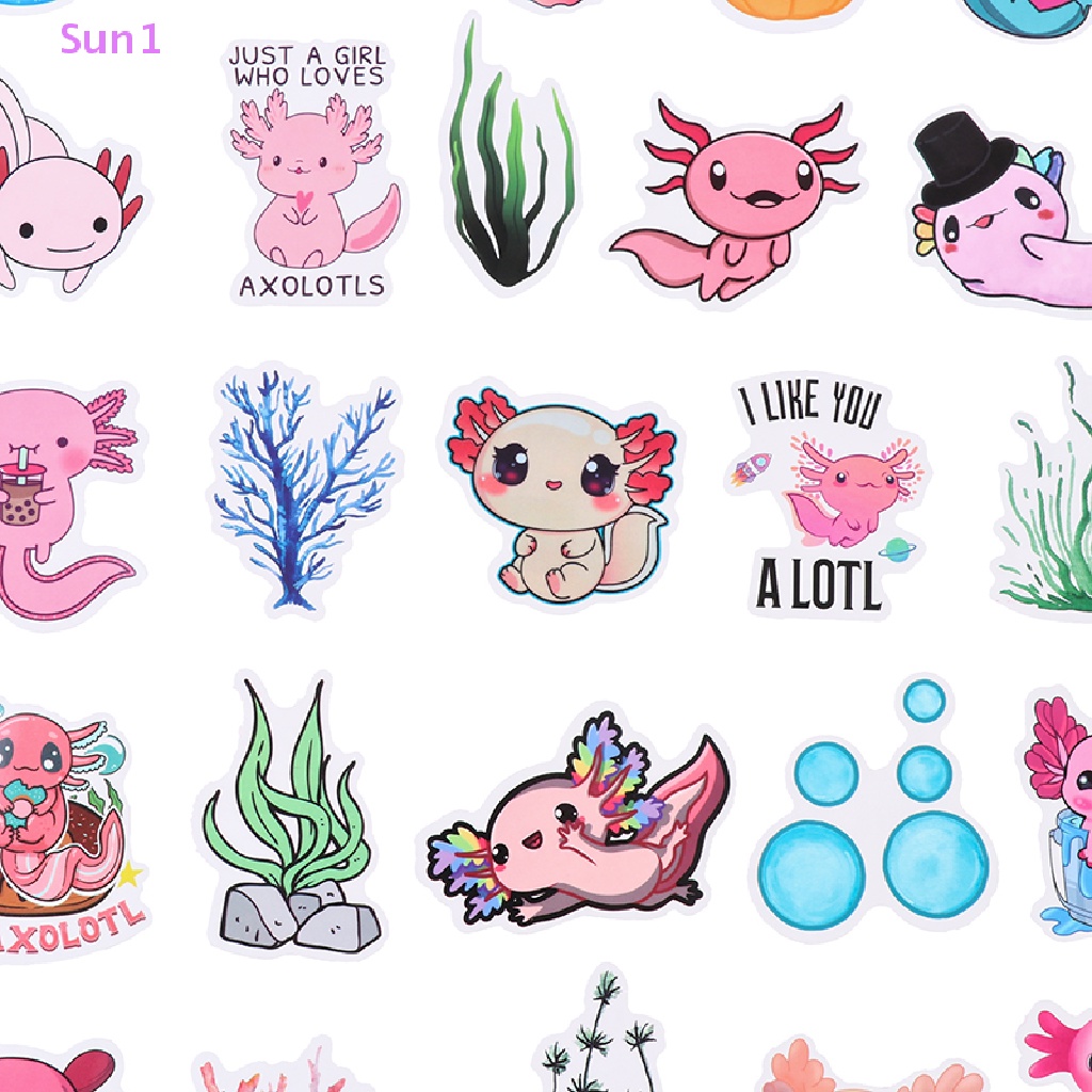 Set 1: 100 Sticker Dán Laptop Hình Động Vật Dễ Thương