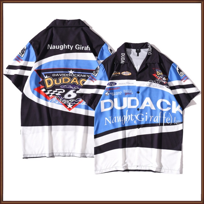 Áo Thun Tay Ngắn Cổ Bẻ In Họa Tiết Hawaii Cổ Điển Thời Trang Đi Biển Mùa Hè Cho Nam